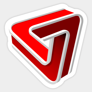 Penrose Triangle Sticker